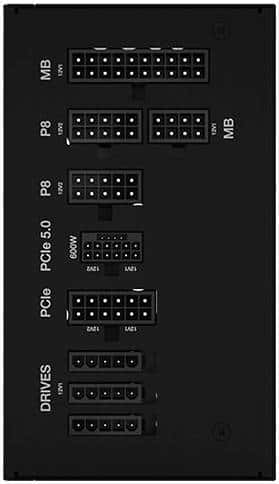Be quiet! Be Quiet! Pure Power 12 M Fully Modular Power Supply, 750W Power, 80 Plus Gold Efficiency, 120mm Be Quiet! Fan, 2x Strong 12V-Rails, Active PFC, LLC + SR + DC/DC Technology, Black | BN343 - thumbnail 4