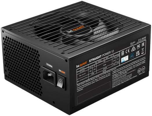 Be quiet! Be Quiet! Straight Power 12 Fully Modular Power Supply, 850W Power, 80 Plus Platinum Efficiency, 135mm Silent Wings Fan, 12V-Rail, Active PFC, Full bridge + LLC + SR + DC/DC Technology, Black | BN337 - thumbnail 2