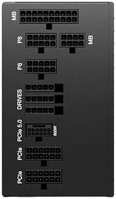 Be quiet! Be Quiet! Straight Power 12 Fully Modular Power Supply, 850W Power, 80 Plus Platinum Efficiency, 135mm Silent Wings Fan, 12V-Rail, Active PFC, Full bridge + LLC + SR + DC/DC Technology, Black | BN337 - thumbnail 3