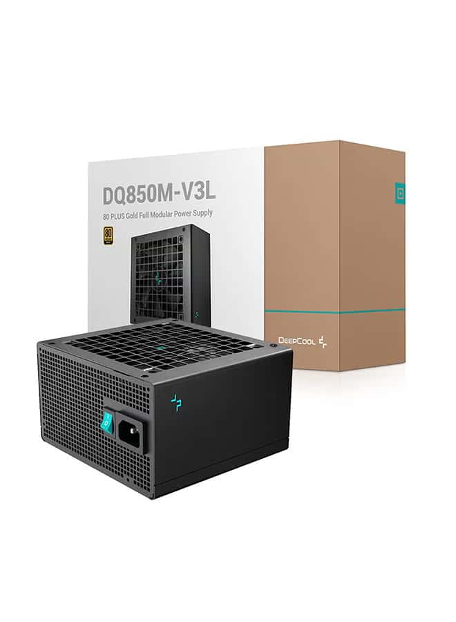 DEEPCOOL DEEPCOOL DQ850M-V3L 80 PLUS GOLD FULL MODULAR 850W POWER SUPPLY, R-DQ850M-FB0B-UK,6933412716433 - thumbnail 4