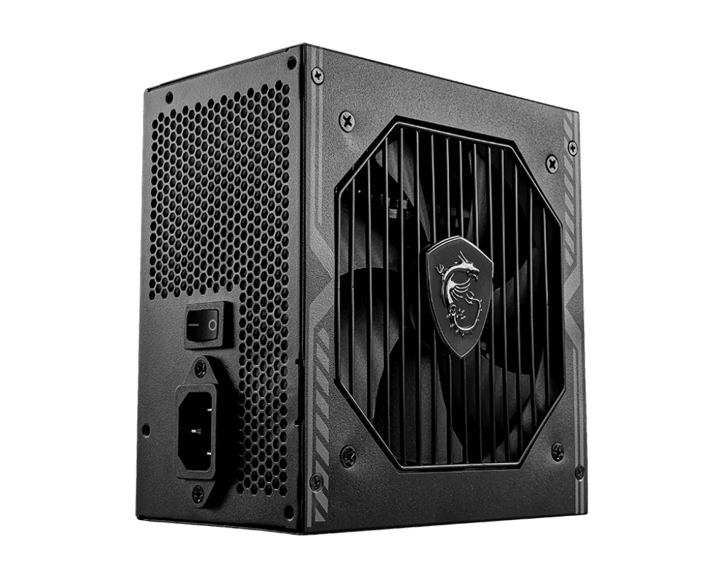MSI MSI MAG A750BN PCIE5 750W ATX Power Supply (PSU), PCIe 5.0 Ready, 120mm Fan, Active PFC, Sleeve Bearing, 80 PLUS Bronze, Black | 306-7ZP2C18-CE0 - thumbnail 2
