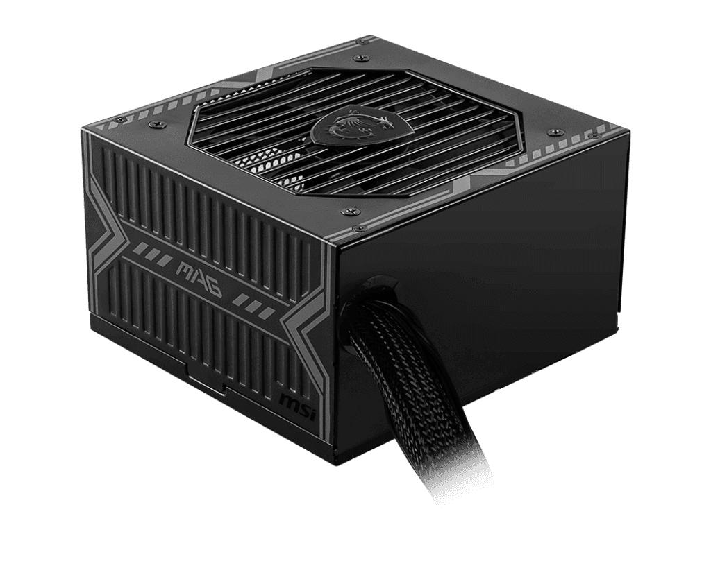 MSI MSI MAG A750BN PCIE5 750W ATX Power Supply (PSU), PCIe 5.0 Ready, 120mm Fan, Active PFC, Sleeve Bearing, 80 PLUS Bronze, Black | 306-7ZP2C18-CE0 - thumbnail 3