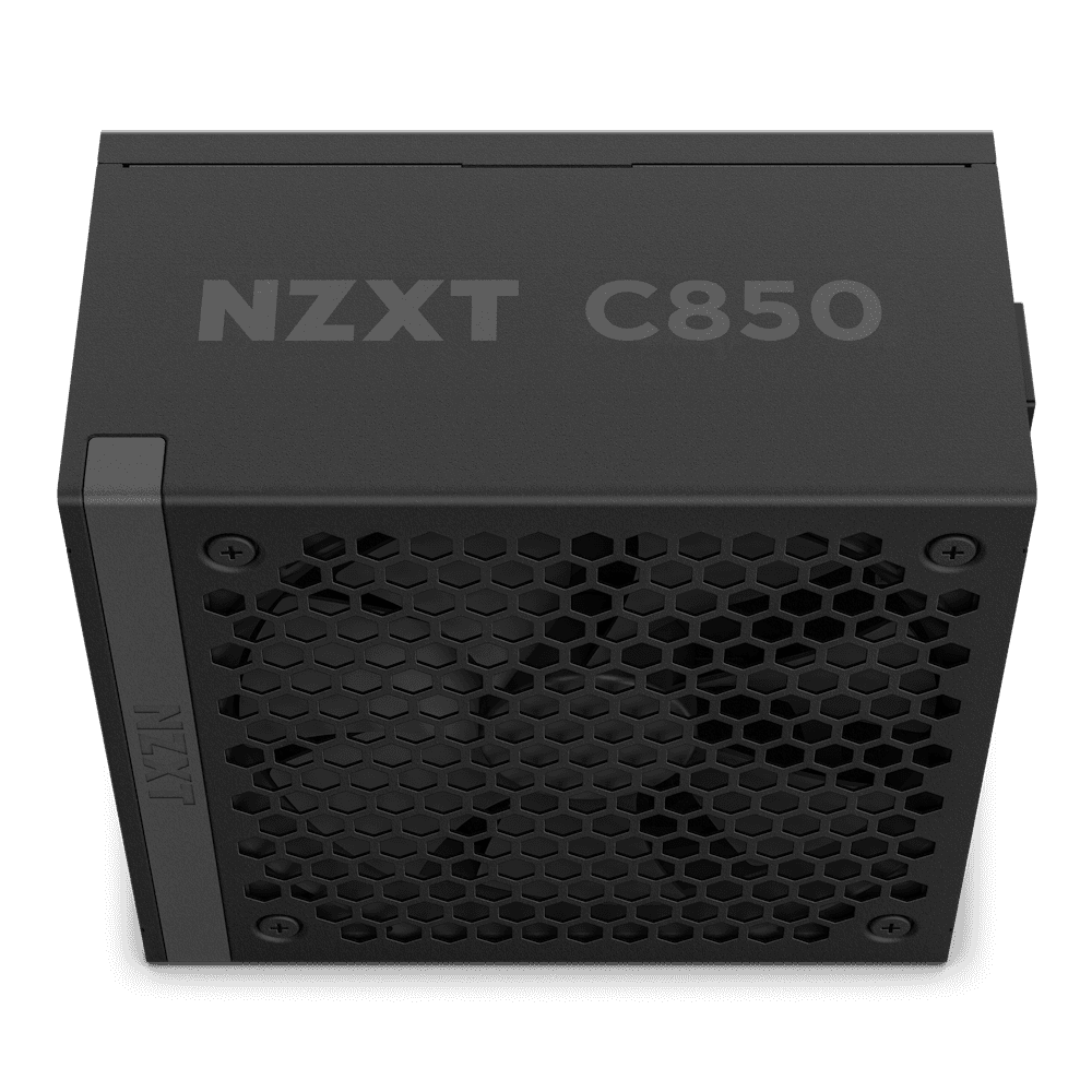 NZXT C850 80 PLUS Gold Fully Modular Power Supply, 850W, ATX12V v3.1, Fluid Dynamic Bearing, 80 Plus Gold, Japanese Capacitors, Active PF Correction, Black | PA-8G2BB-UK thumbnail 1