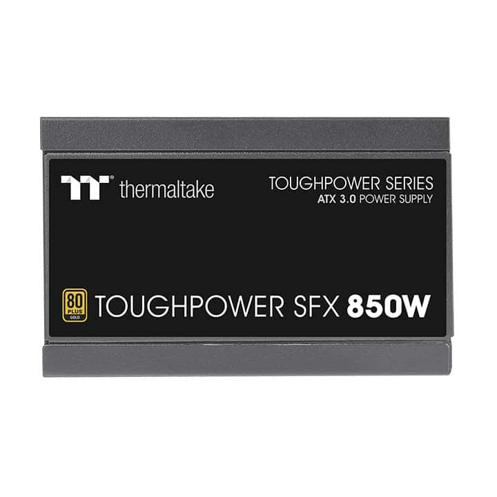 Thermaltake Thermaltake Toughpower SFX 850W Gold Power Supply, 850W Power Capacity, Active PFC, 80 PLUS Gold Efficiency, PCIe Gen 5.0, Black | PS-STP-0850FNFAGK-1 - thumbnail 3