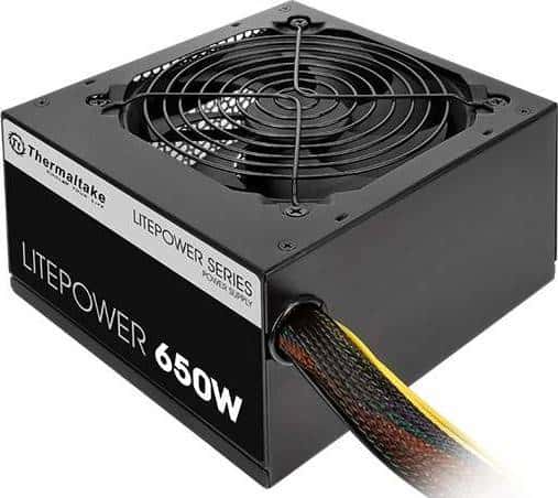 Thermaltake Thermaltake Litepower 650W Power Supply, Non Modular, ATX 2.3 & EPS, Active-PFC, PSU, 12cm, EU/Non, 80PLUS Black | PS-LTP-0650NPCNUK-2 - thumbnail 3