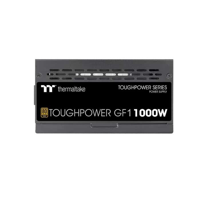 Thermaltake Thermaltake Toughpower GF1 1000 Watt Power Supply, Full Modular, 80 Plus Gold, PSU, Single Rail, 83.3A, 140mm Fan, ATX, Black | PS-TPD-1000FNFAGK-1 - thumbnail 3