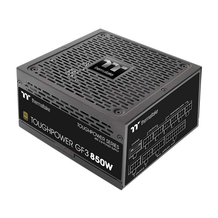 Thermaltake Thermaltake Toughpower GF3 Gold Full Modular Power Supply, TT Premium Edition, 850W Max Capacity, 80 PLUS Gold, 135mm Ultra Quiet Smart Zero Fan, PCIe Gen 5.0 & ATX 3 .0, Black | PS-TPD-0850FNFAGK-4 - thumbnail 5