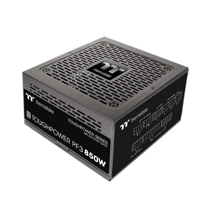 Thermaltake Thermaltake Toughpower PF3 Platinum Full Modular Power Supply, 850W Output Capacity, Compact Design, PCIe Gen 5.0 Ready, Active PFC, Black | PS-TPD-0850FNFAPK-3 - thumbnail 4