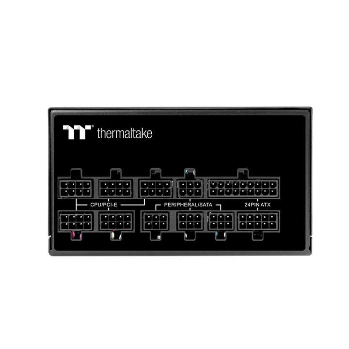 Thermaltake Thermaltake Toughpower GF1 1200W Watt Power Supply, Full Modular, 80 Plus Gold, PSU, Single Rail, 100 A, 140mm Fan, ATX, Black | PS-TPD-1200FNFAGK-1 - thumbnail 5