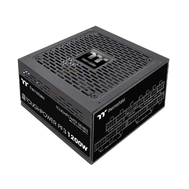Thermaltake Thermaltake Toughpower PF3 Platinum Full Modular Power Supply, 1200W Output Capacity, Compact Design, PCIe Gen 5.0 Ready, Active PFC, Black | PS-TPD-1200FNFAPK-3 - thumbnail 4