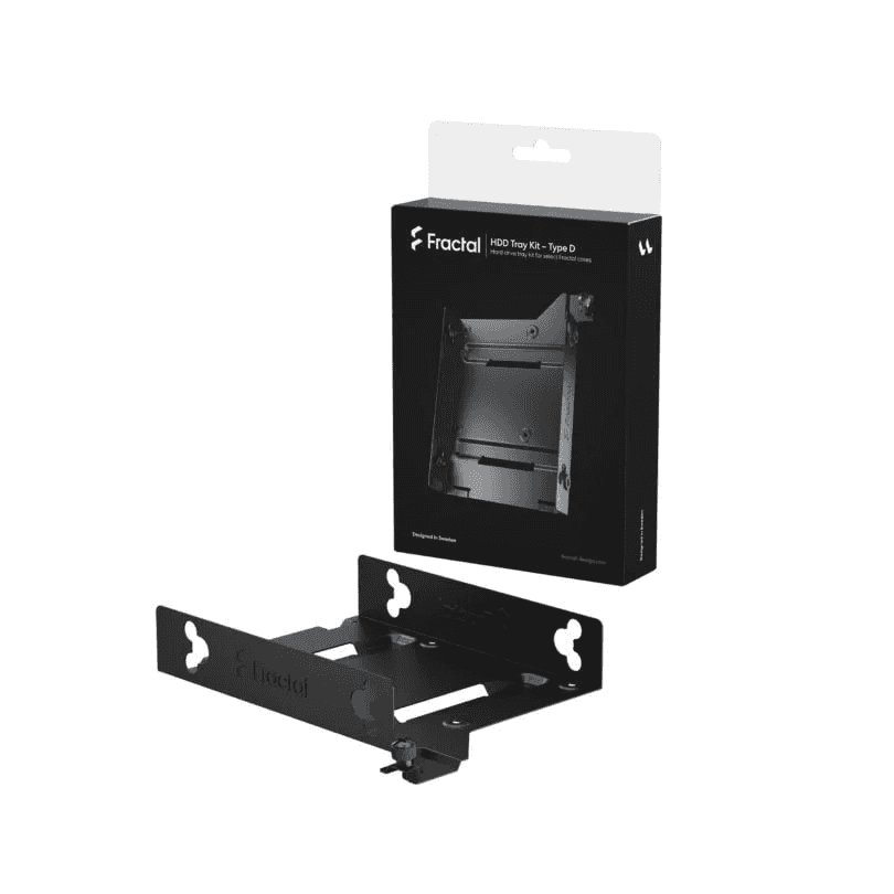 Fractal HDD Tray kit – Type D, 4x HDD dampeners, 4x 6-32 screws for HDD, 4x M3 screws for 2.5” SSD/HDD, 1x captive thumbscrew | FD-A-TRAY-003 thumbnail 4