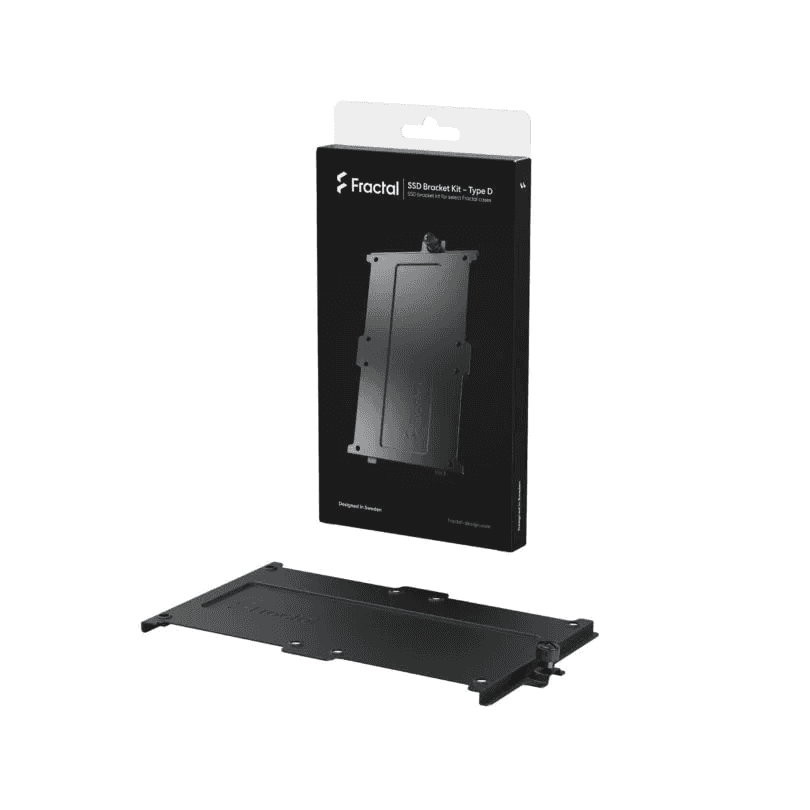 Fractal  SSD Bracket Kit – Type D, 8x M3 screws for 2.5” SSD/HDD, 1x captive thumbscrew | FD-A-BRKT-004 thumbnail 4