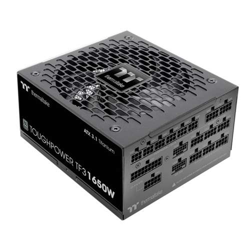 Thermaltake Thermaltake Toughpower TF3 1650W Fully Modular Power Supply (PSU), 80 PLUS Titanium, ATX 3.1 & PCIe 5.1 Ready, Dual 12V-2x6 (600W) Connectors | PS-TPD-1650FNFATK-1 - thumbnail 5