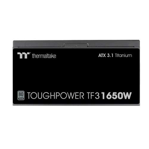 Thermaltake Thermaltake Toughpower TF3 1650W Fully Modular Power Supply (PSU), 80 PLUS Titanium, ATX 3.1 & PCIe 5.1 Ready, Dual 12V-2x6 (600W) Connectors | PS-TPD-1650FNFATK-1 - thumbnail 4