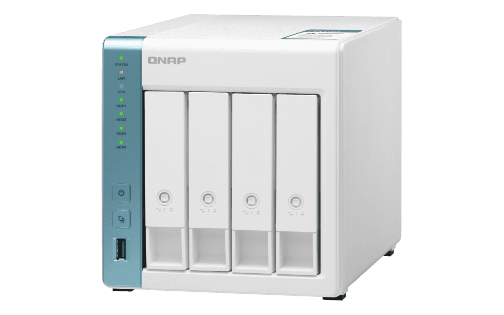 QNAP QNAP  TS-431P3-2GB Quad-core 1.7GHz NAS with 2.5GbE and Feature-rich Applications for Home & Office, 4x 3.5-inch SATA 6Gb/s, 3Gb/s, 2GB SODIMM DDR3, 32-bit ARM | TS-431P3 - thumbnail 2