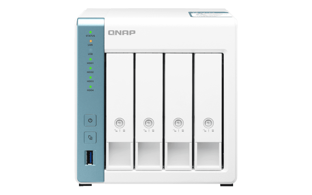 QNAP QNAP  TS-431P3-2GB Quad-core 1.7GHz NAS with 2.5GbE and Feature-rich Applications for Home & Office, 4x 3.5-inch SATA 6Gb/s, 3Gb/s, 2GB SODIMM DDR3, 32-bit ARM | TS-431P3 - thumbnail 3