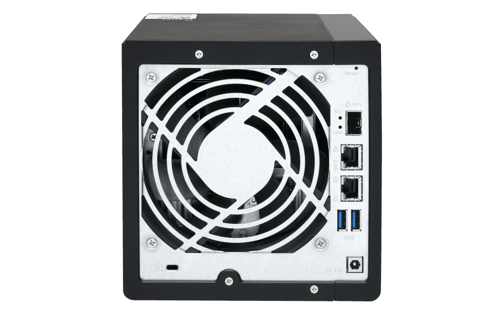 QNAP QNAP TS-431X3-4G-US 4 Bay NAS, AnnapurnaLabs AL-314 Quad-core 1.7GHz Processor, 4GB RAM, 10GbE SFP + Port, 2.5 GbE Port | TS-431X3-4G - thumbnail 5