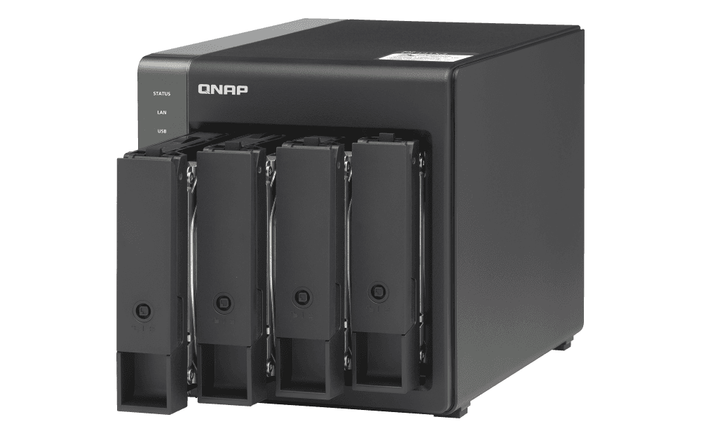 QNAP QNAP TS-431X3-4G-US 4 Bay NAS, AnnapurnaLabs AL-314 Quad-core 1.7GHz Processor, 4GB RAM, 10GbE SFP + Port, 2.5 GbE Port | TS-431X3-4G - thumbnail 3