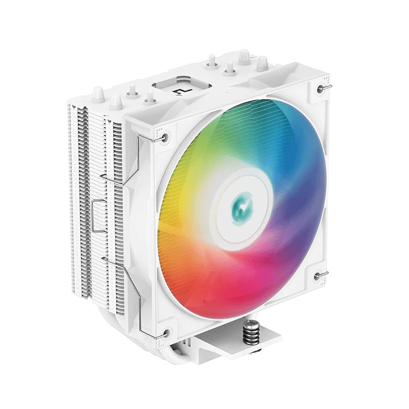 DEEPCOOL DeepCool AG400 WH ARGB Single Tower 120mm CPU Cooler, 2000 RPM Fan Speed, 75.89 CFM Airflow, ARGB LED, 3.36W Power, 31.6 DB(A) Fan Noise, LGA1700/1200/AM5/AM4 White | R-AG400-WHANMC-G-2 - thumbnail 4