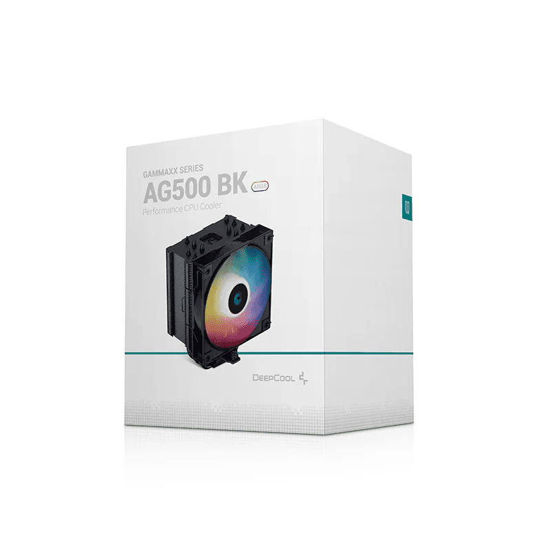 DEEPCOOL DeepCool AG500 BK ARGB Single-Tower CPU cooler, 125mm, 300~1850 RPM10%, 4-pin PWM, Hydro Bearing, Addressable RGB LED | R-AG500-BKANMN-G-1 - thumbnail 3