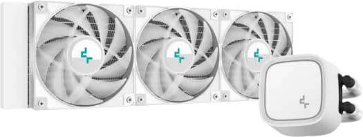 Deepcool LE720 ARGB AIO Liquid CPU Cooler, 360mm Radiator, Hydro Bearing Type, 500~2250 RPM Fan Speed, 85.85 CFM Fan Airflow, , 3x High-Performance aRGB Fans, White | R-LE720-WHAMMN-G-1 thumbnail 3