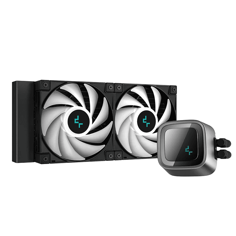 DEEPCOOL DeepCool LS520 RGB 240mm AIO Liquid CPU Cooler, 3100 RPM Pump Speed, 19 dBA Noise, 4 Pin PWM Fan Connector, ARGB LED, 85.85 CFM Fan Airflow, 12 VDC Voltage, Black | R-LS520-BKAMNT-G-1 - thumbnail 2