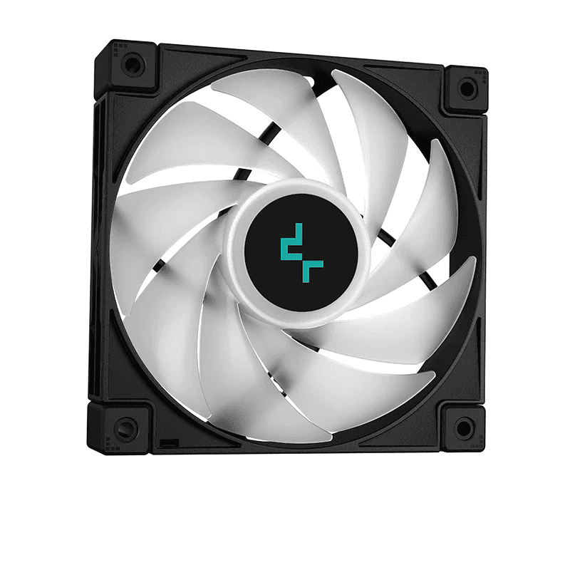 DeepCool LS520 RGB 240mm AIO Liquid CPU Cooler, 3100 RPM Pump Speed, 19 dBA Noise, 4 Pin PWM Fan Connector, ARGB LED, 85.85 CFM Fan Airflow, 12 VDC Voltage, Black | R-LS520-BKAMNT-G-1 thumbnail 4