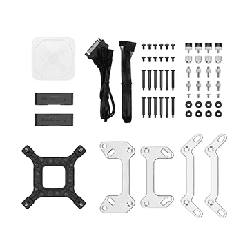 DEEPCOOL DeepCool LS720 ARGB 360mm AIO Liquid CPU Cooler, 3100 RPM Pump Speed, 19 dBa Noise, Fluid Dynamic Bearing, 4 Pin PWM Fan Connector, 85.85 CFM Air Flow, 12 VDC Rated Voltage, Black | R-LS720-BKAMNT-G-1 - thumbnail 5