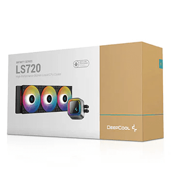 DEEPCOOL DeepCool LS720 ARGB 360mm AIO Liquid CPU Cooler, 3100 RPM Pump Speed, 19 dBa Noise, Fluid Dynamic Bearing, 4 Pin PWM Fan Connector, 85.85 CFM Air Flow, 12 VDC Rated Voltage, Black | R-LS720-BKAMNT-G-1 - thumbnail 8