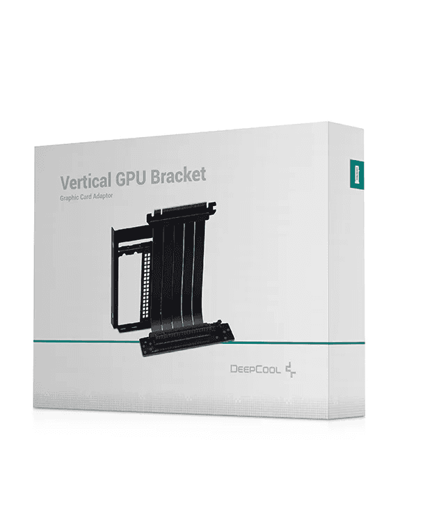 DEEPCOOL Deepcool Vertical GPU PCIe 4.0 Vertical GPU Bracket, EMI Shielding, Flexible Cable | R-Vertical-GPU-Bracket-G-1 - thumbnail 1