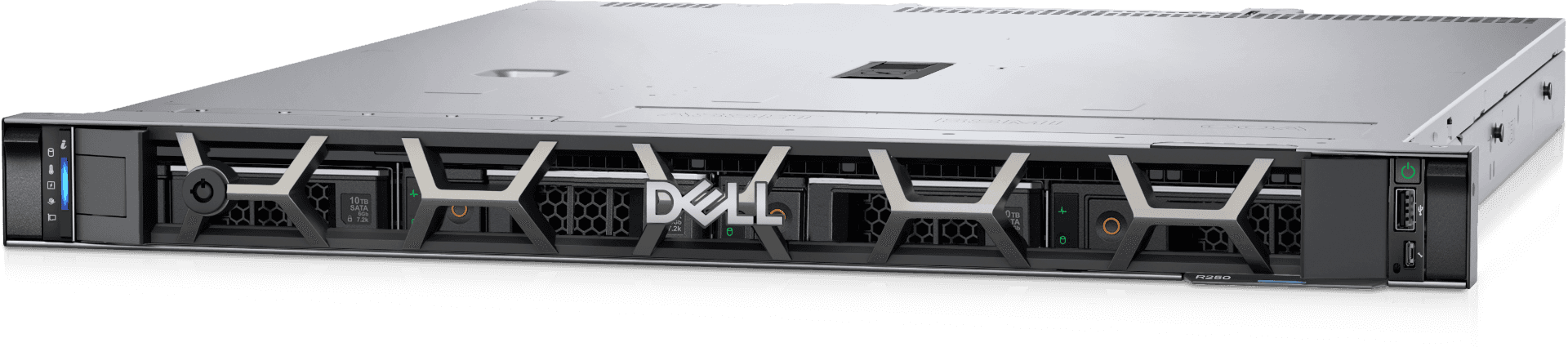 Dell Dell PowerEdge R250 Rack Server, Intel Xeon E-2314 2.8GHz, 16GB UDIMM, 2TB HDD SATA 6Gbps, iDRAC9 Basic 15G,Single Cabled Power Supply 450W Platinum, TPM2.0 | PER250CM1-AF - thumbnail 1