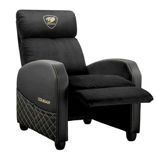 Cougar COUGAR Ranger Elite Gaming Sofa, Breathable Velvet Fabric, Side pocket for starage, Foldable Footrest and Reclining Backrest | 3MRAEGLB.0001 - thumbnail 4