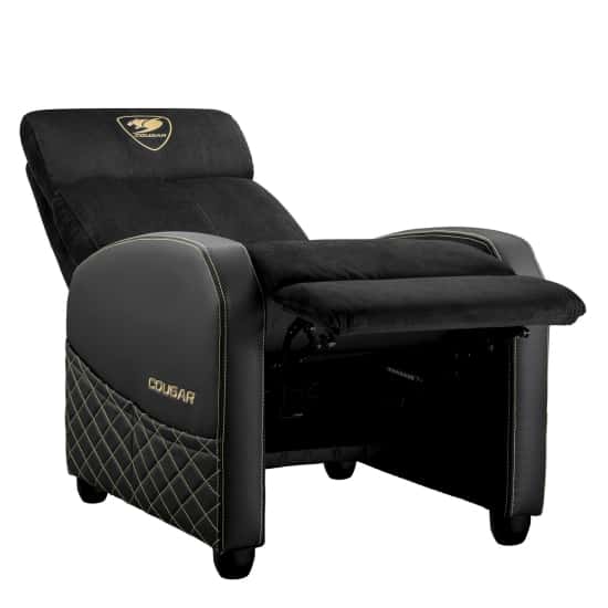 Cougar COUGAR Ranger Elite Gaming Sofa, Breathable Velvet Fabric, Side pocket for starage, Foldable Footrest and Reclining Backrest | 3MRAEGLB.0001 - thumbnail 5