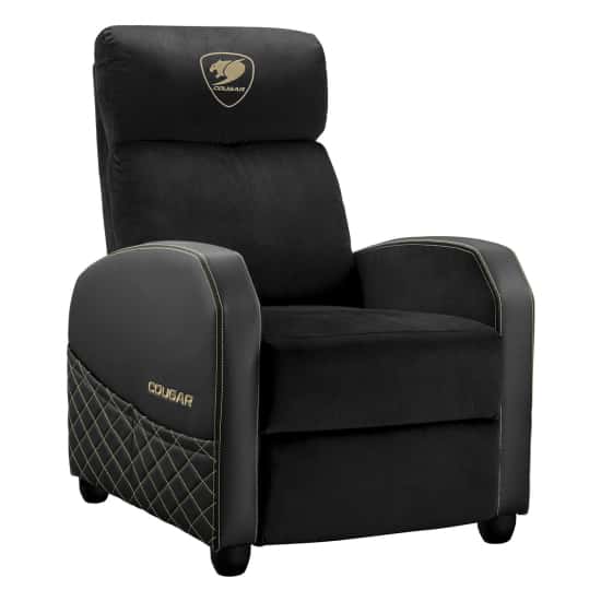 Cougar COUGAR Ranger Elite Gaming Sofa, Breathable Velvet Fabric, Side pocket for starage, Foldable Footrest and Reclining Backrest | 3MRAEGLB.0001 - thumbnail 2
