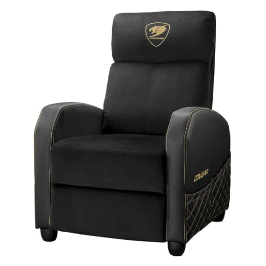 Cougar COUGAR Ranger Elite Gaming Sofa, Breathable Velvet Fabric, Side pocket for starage, Foldable Footrest and Reclining Backrest | 3MRAEGLB.0001 - thumbnail 1