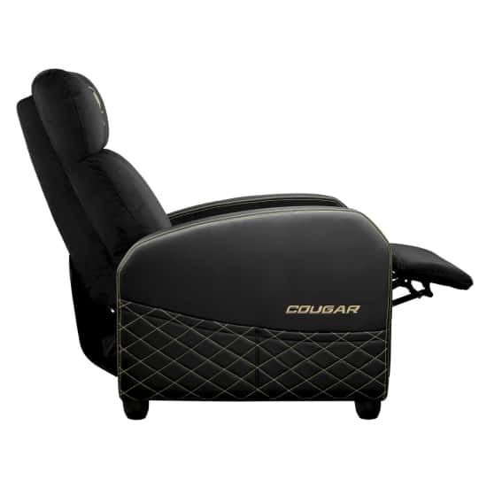 Cougar COUGAR Ranger Elite Gaming Sofa, Breathable Velvet Fabric, Side pocket for starage, Foldable Footrest and Reclining Backrest | 3MRAEGLB.0001 - thumbnail 7