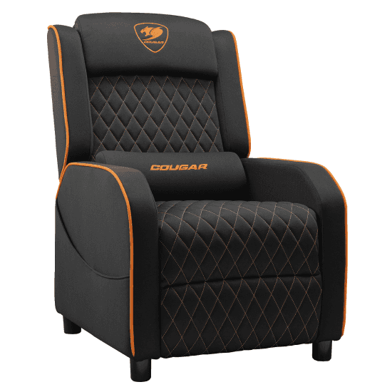 Cougar COUGAR Ranger One Gaming Sofa, Breathable Woven Fabric, Side Pocket, Headrest and Lumbar Pillow, Adjustable Design, Black | 3MRAOORB.0001 - thumbnail 7