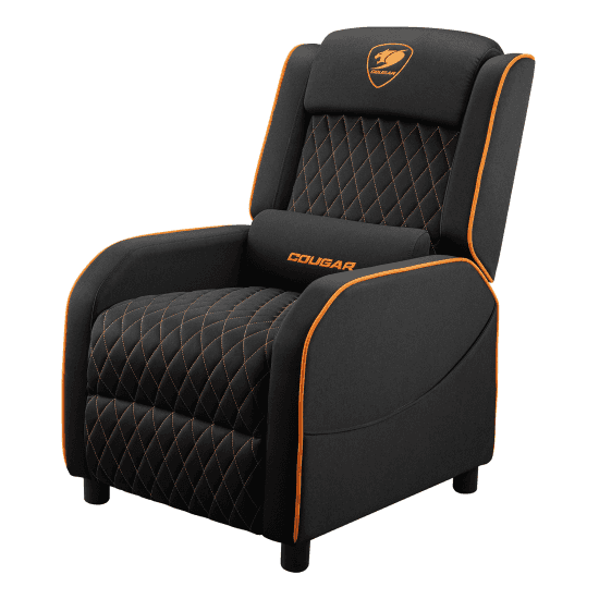 Cougar COUGAR Ranger One Gaming Sofa, Breathable Woven Fabric, Side Pocket, Headrest and Lumbar Pillow, Adjustable Design, Black | 3MRAOORB.0001 - thumbnail 6