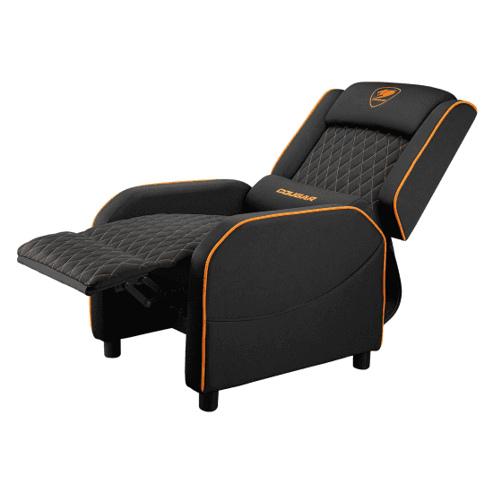 Cougar COUGAR Ranger One Gaming Sofa, Breathable Woven Fabric, Side Pocket, Headrest and Lumbar Pillow, Adjustable Design, Black | 3MRAOORB.0001 - thumbnail 2