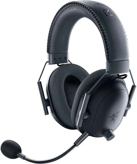 RAZER Razer BlackShark V2 Pro 2023 Edition Gaming Headphones, TriForce Titanium 50mm Drivers, Unidirectional Pick-Up Pattern, THX Spatial Audio, 2.4GHz & BT5.2 Connectivity, Black | RZ04-04530100-R3M1 - thumbnail 1