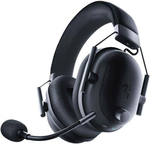 RAZER Razer BlackShark V2 Pro 2023 Edition Gaming Headphones, TriForce Titanium 50mm Drivers, Unidirectional Pick-Up Pattern, THX Spatial Audio, 2.4GHz & BT5.2 Connectivity, Black | RZ04-04530100-R3M1 - thumbnail 4