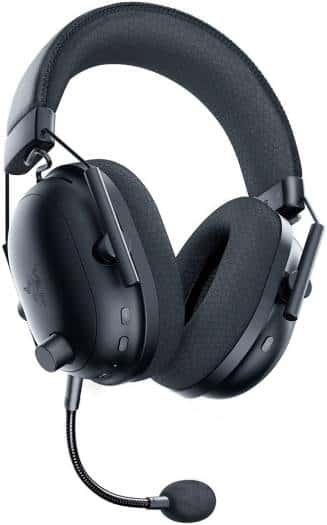RAZER Razer BlackShark V2 Pro 2023 Edition Gaming Headphones, TriForce Titanium 50mm Drivers, Unidirectional Pick-Up Pattern, THX Spatial Audio, 2.4GHz & BT5.2 Connectivity, Black | RZ04-04530100-R3M1 - thumbnail 3