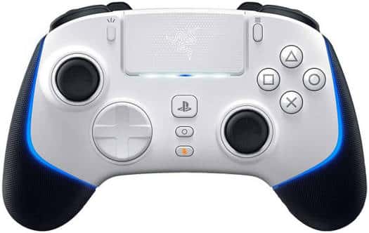 RAZER Razer Wolverine V2 Pro Wireless Gaming Controller for PlayStation 5/PC, Mecha-Tactile Action Buttons, 8-Way Microswitch D-Pad, HyperTrigger, 6 Remapable Buttons, Chroma RGB, White | RZ06-04710200-R3G1 - thumbnail 1