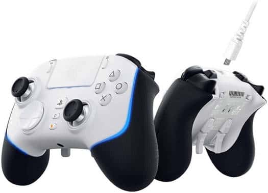 RAZER Razer Wolverine V2 Pro Wireless Gaming Controller for PlayStation 5/PC, Mecha-Tactile Action Buttons, 8-Way Microswitch D-Pad, HyperTrigger, 6 Remapable Buttons, Chroma RGB, White | RZ06-04710200-R3G1 - thumbnail 6