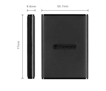 Transcend Transcend 1TB USB 3.1 Gen 2 USB Type-C ESD270C Portable SSD Solid State Drive TS1TESD270C - thumbnail 1