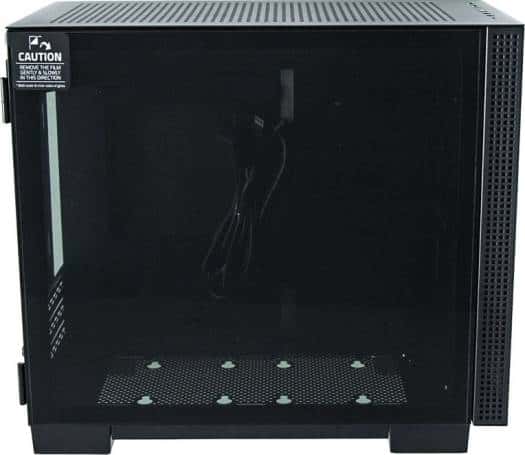 RAZER Razer Tomahawk Mini-ITX Gaming Case Dual-Sided Tempered Glass Swivel Doors, Ventilated Top Panel, Chroma RGB Underglow Lighting, Built-In Cable Management, Classic Black | RC21-01400100-R3M1 - thumbnail 1