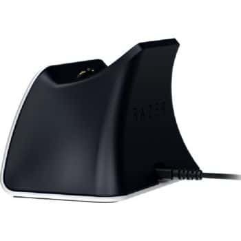 RAZER Razer Universal Quick Charging Stand for PS5, Curved Cradle Design, Matches Your PS5 DualSense Wireless Controller, Powered by USB, White | RC21-01900100-R3M1 - thumbnail 1