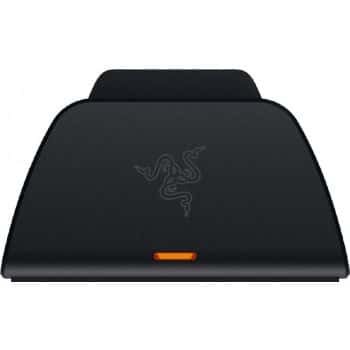 RAZER Razer Universal Quick Charging Stand for PS5, Curved Cradle Design, Matches Your PS5 DualSense Wireless Controller, Powered by USB, Midnight Black | RC21-01900200-R3M1 - thumbnail 3