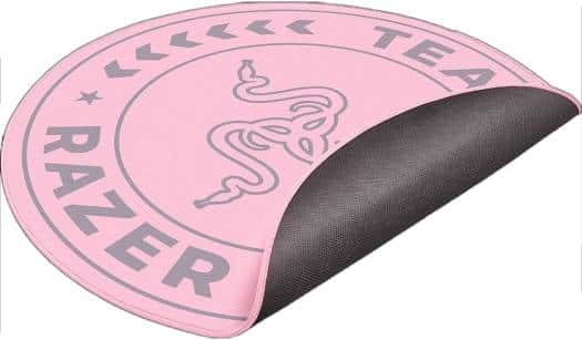 RAZER Razer Team Razer Floor Mat, Hard-Grained Texture, Ultra-Durable Protector, Slip-Resistant Base, PET Film Layer, Pink/Gray | RC81-03920300-R3M1 - thumbnail 4
