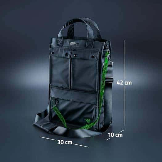 RAZER Razer Xanthus Tote Bag for Gamers, Dedicated Padded Laptop Compartment, Fits up to 16" Laptops, Water Repellent Nylon, Two-Way Carry with Detachable Shoulder Strap,Black | RC81-04300119-0000 - thumbnail 6